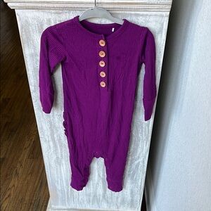 Purple Baby Romper
